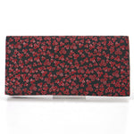 Inden long wallet, oak leaf pattern