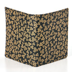 Inden bi-fold wallet, oak leaf pattern