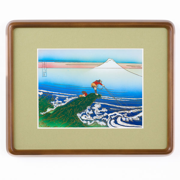 冨嶽三十六景「甲州石班澤」