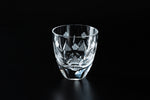 Edo Kiriko Round Rocks Glass "Shochikubai" in Paulownia Wood Box