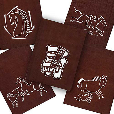 2026 Year of the Horse New Year's Card Template Set