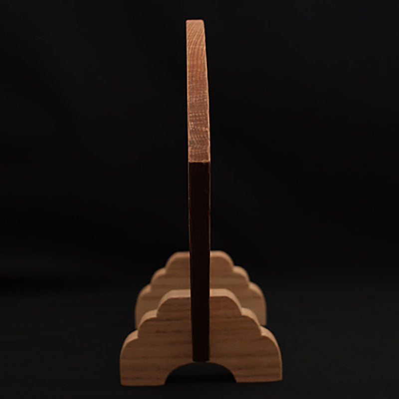 Fan-shaped carving, openwork cherry blossoms