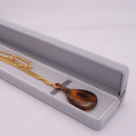 Tortoiseshell Pendant Drop Large