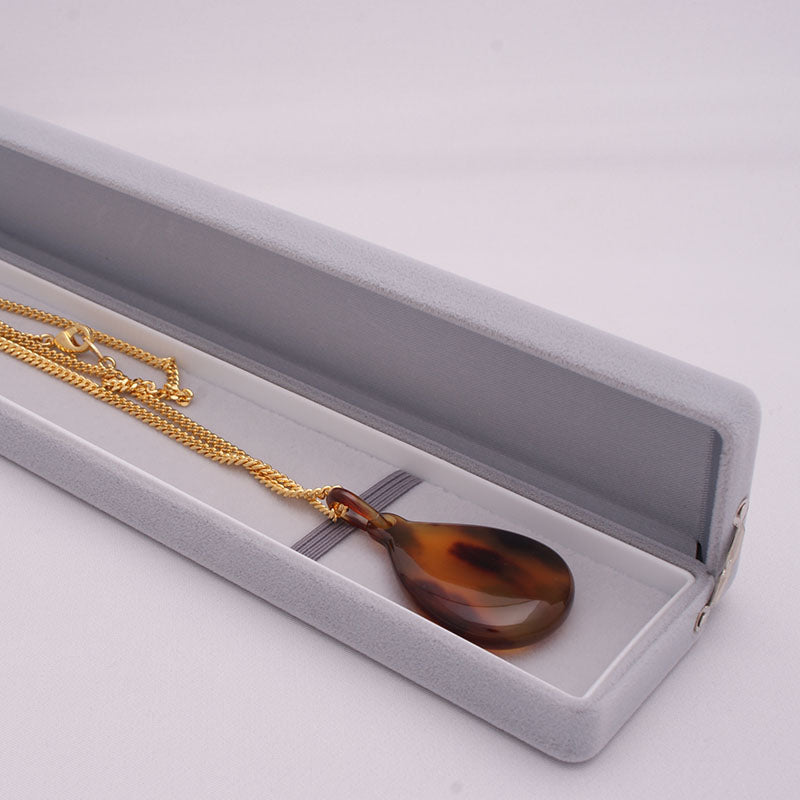Tortoiseshell Pendant Drop Large