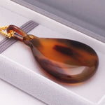 Tortoiseshell Pendant Drop Large