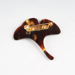 Tortoiseshell Brooch Ginkgo