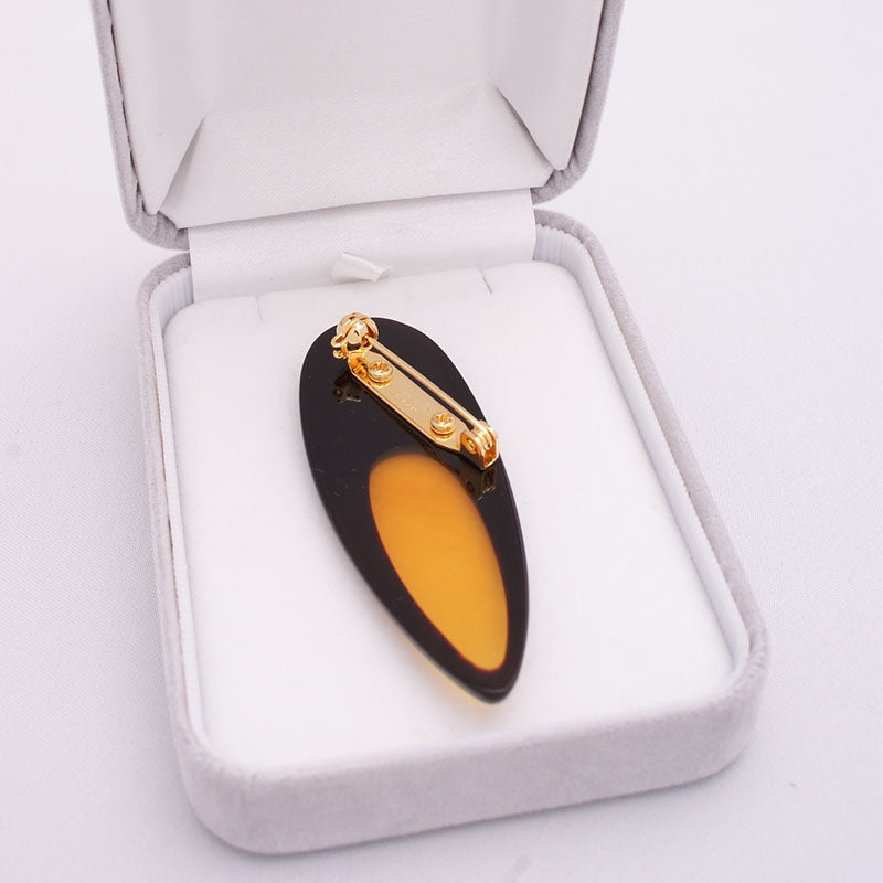 Tortoiseshell Brooch (Drop)