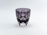 Edo Kiriko Round Rocks Glass "Shochikubai" in Paulownia Wood Box