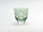 Edo Kiriko Round Rocks Glass "Shochikubai" in Paulownia Wood Box