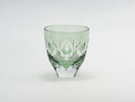 Edo Kiriko Round Rocks Glass "Shochikubai" in Paulownia Wood Box