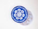 Edo Kiriko Round Rocks Glass "Shochikubai" in Paulownia Wood Box