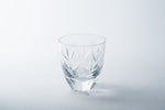 Edo Kiriko Round Rocks Glass "Shochikubai" in Paulownia Wood Box