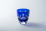 Edo Kiriko Round Rocks Glass "Shochikubai" in Paulownia Wood Box