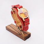 Tortoiseshell Casual Watch [Men's] Red