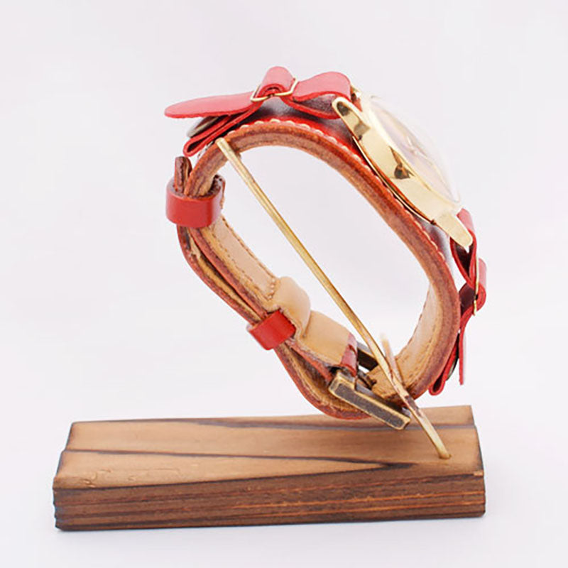 Tortoiseshell Casual Watch [Men's] Red