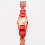 Tortoiseshell Casual Watch [Men's] Red