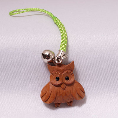 Yew Netsuke Owl