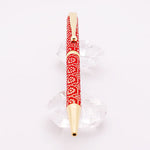 Inden Slim Ballpoint Pen, Tortoiseshell and Chrysanthemum Design