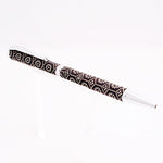 Inden Slim Ballpoint Pen, Tortoiseshell and Chrysanthemum Design