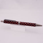 Inden Knock Ballpoint Pen (Black and Red Scales)