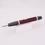 Inden Ballpoint Pen (Gatsby) Asanoha Black and Red