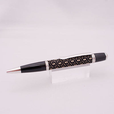 Inden Ballpoint Pen (Gatsby) Gourd Black and White