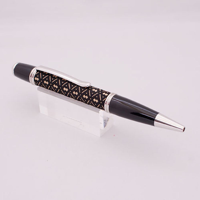 Inden Ballpoint Pen (Gatsby) Gourd Black and White