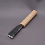 Fourth Generation Muneaki Leather Knife 30mm Handle: Maple