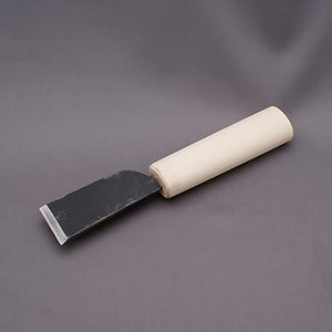 Fourth Generation Muneaki Leather Knife 30mm Handle: Paulownia
