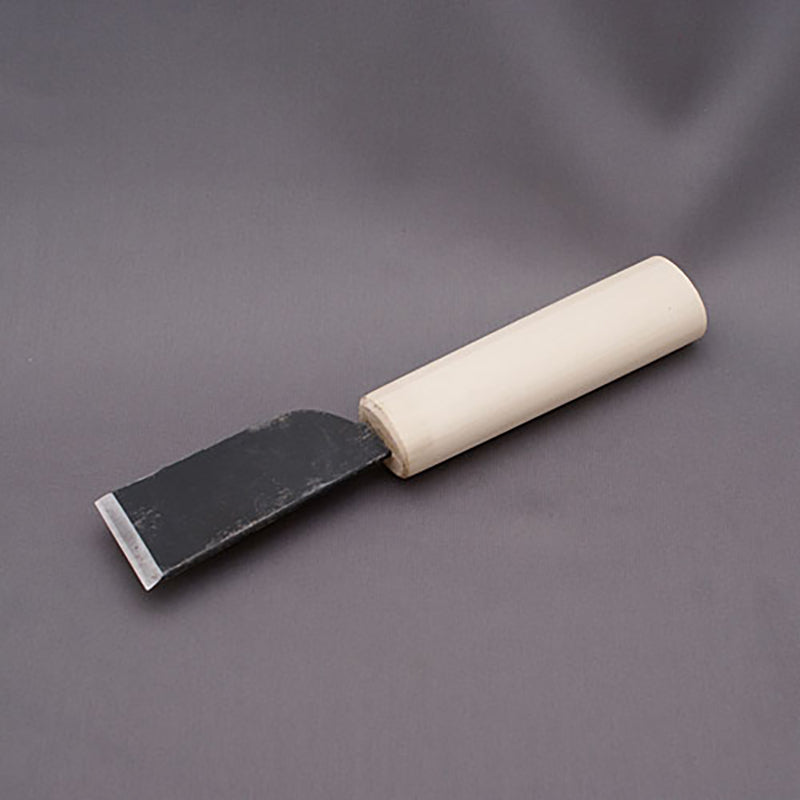 Fourth Generation Muneaki Leather Knife 30mm Handle: Paulownia