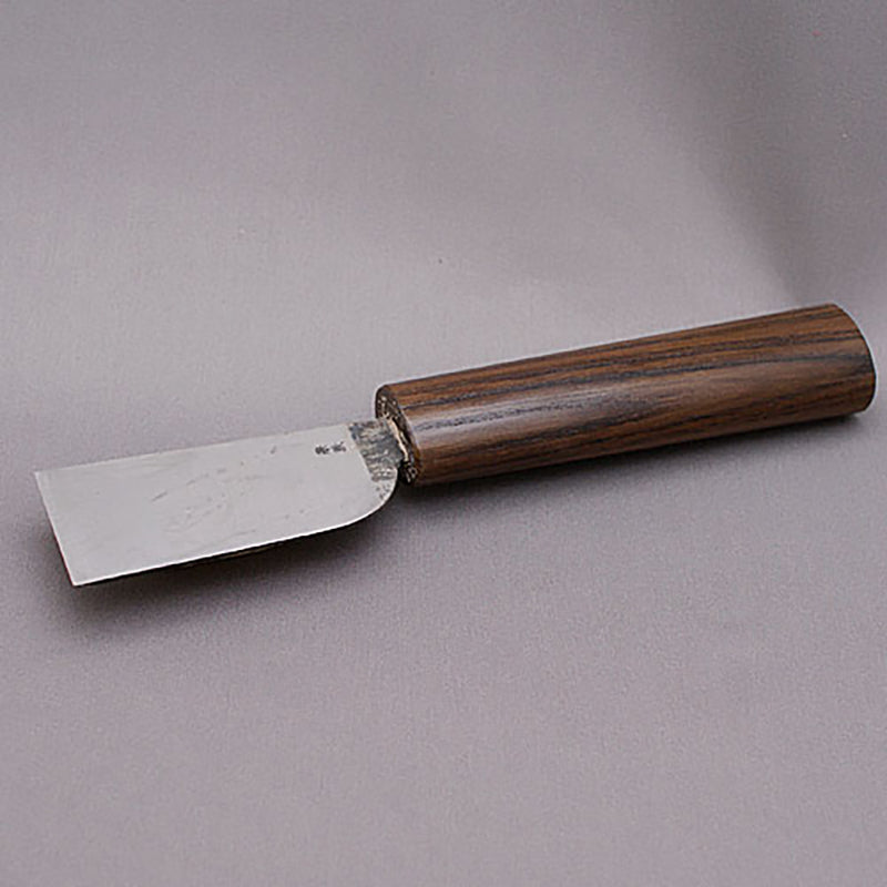 Fourth Generation Muneaki Leather Knife 30mm Handle Material: Jindai Zelkova