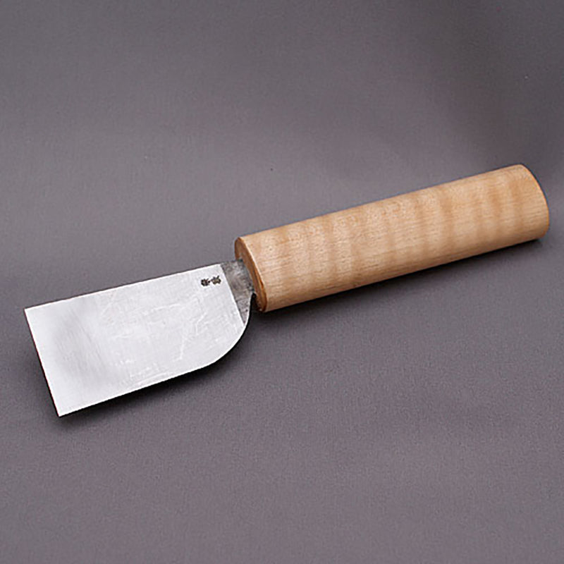 Fourth Generation Muneaki Leather Knife 36mm Handle: Maple