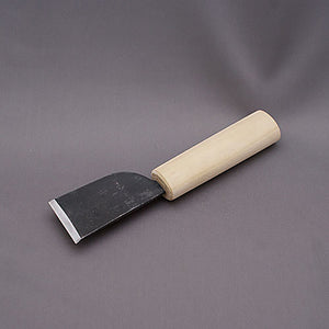 Fourth Generation Muneaki Leather Knife 36mm Handle: Paulownia