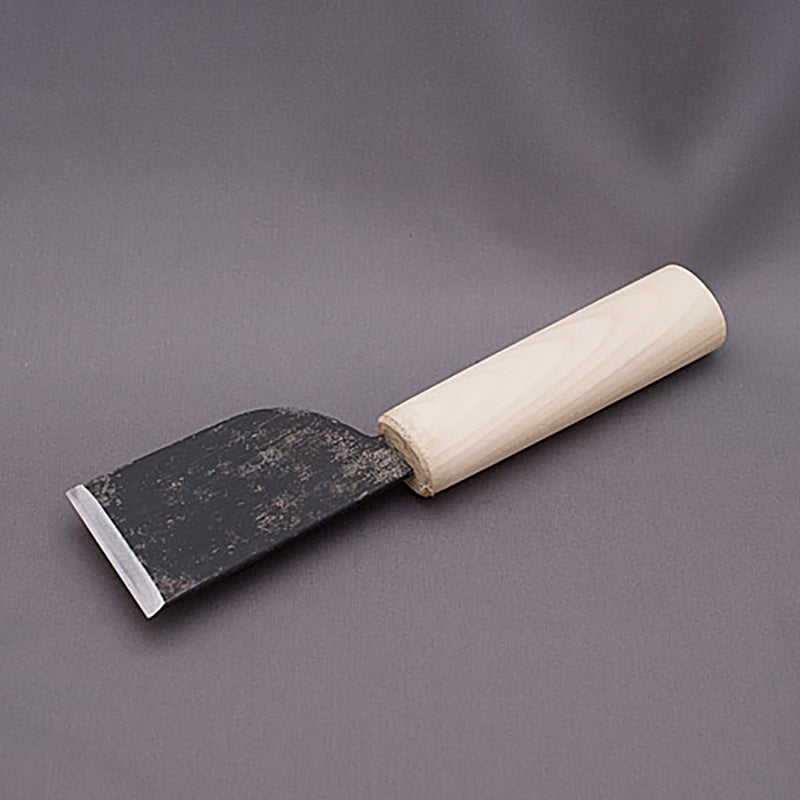 Fourth Generation Muneaki Leather Knife 42mm Handle Material: Paulownia