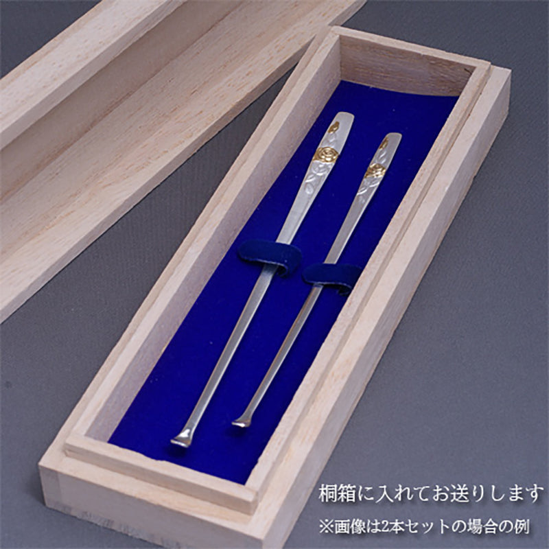 【未使用品】上田耕造/上田銀器工芸 東京銀器 耳かき 鶴亀セット 東京銀器|上田耕造|上田銀器工芸|葛飾区伝統産業職人会 | 葛飾区伝統