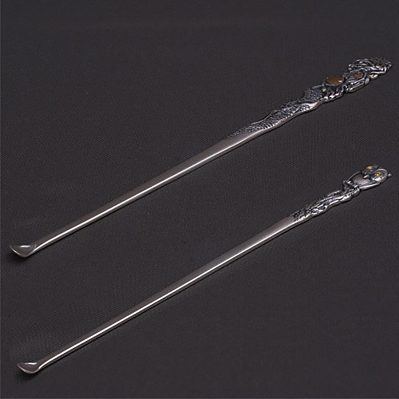 Tokyo Silverware Earpick Dragon and Owl Set