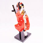 Pure silk tie-dye (red) size 11